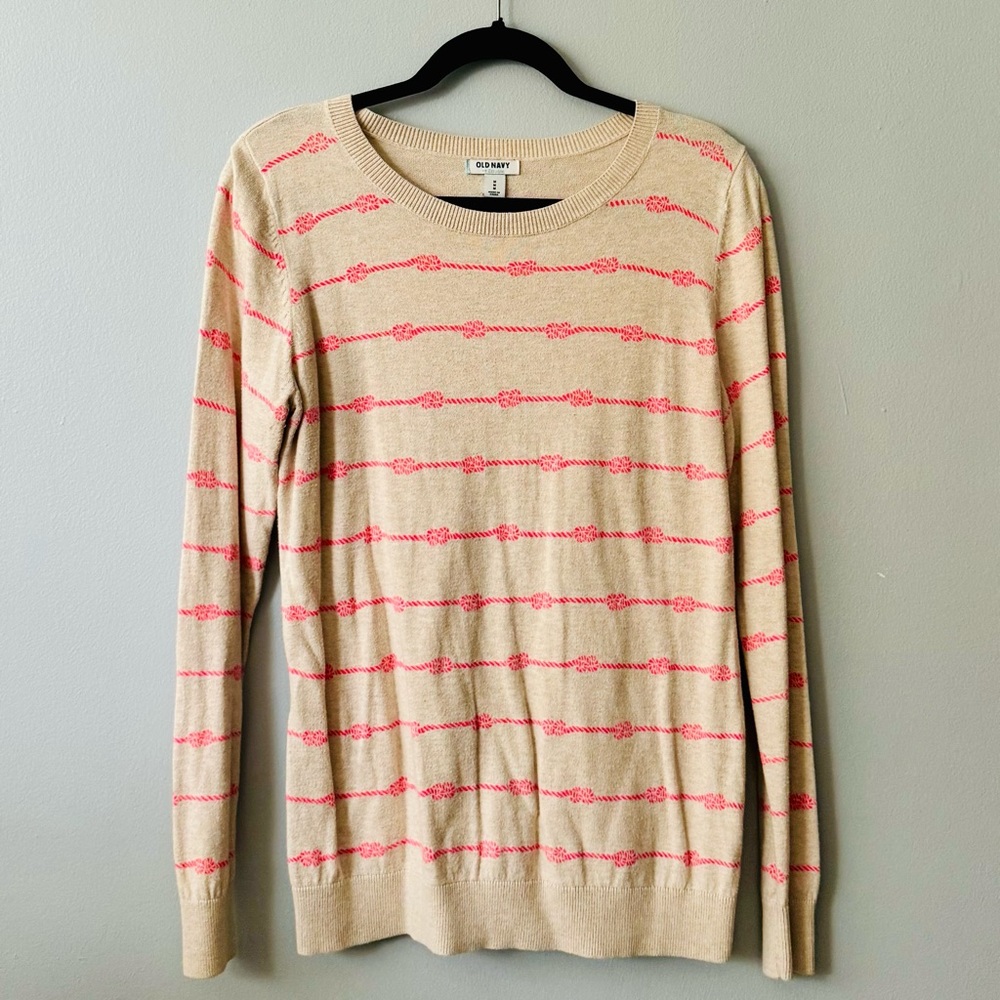Old Navy Sailor Knot Crew Neck Sweater